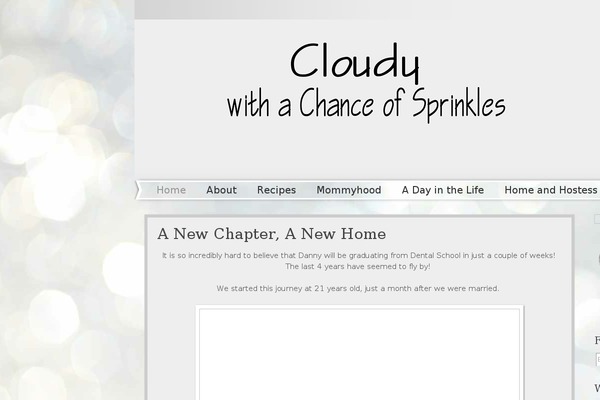 cloudywithachanceofsprinkles.com site used Tastykitchen