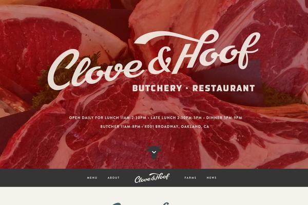 cloveandhoof.biz site used Cloveandhoof