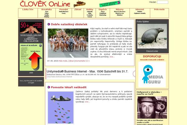 clovekonline.cz site used Clovekonline2