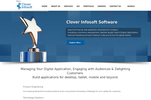 WordPress website example screenshot