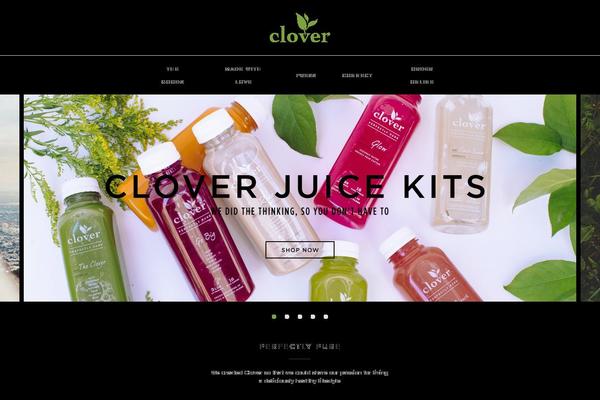 cloverjuice.com site used Clover