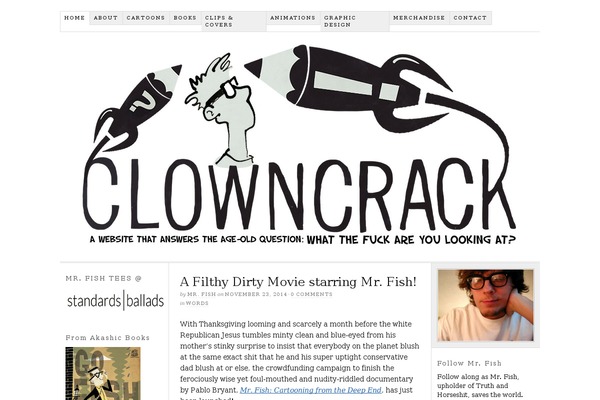clowncrack.com site used Jay-child