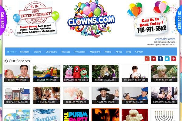 clowns.com site used Clownsr3