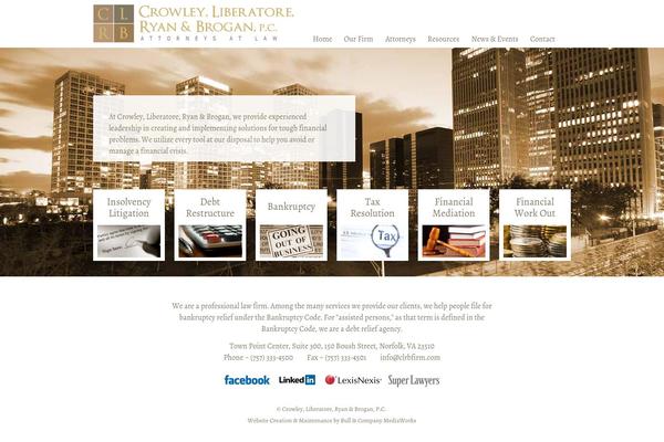 clrbfirm.com site used Clrb_firm