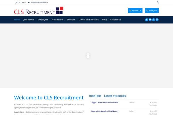 clsrecruitment.ie site used Clsrecruitment