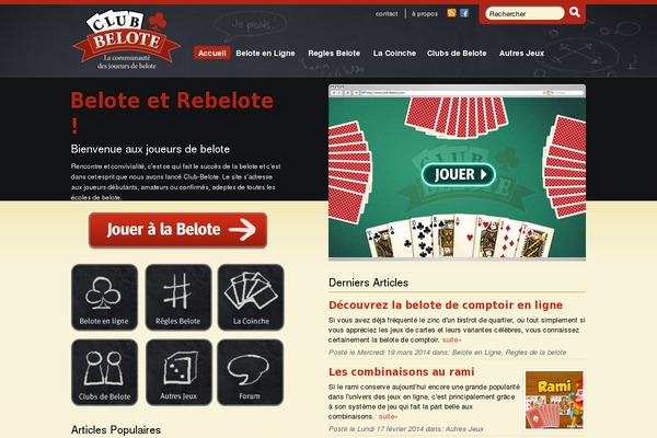 club-belote.com site used Belote