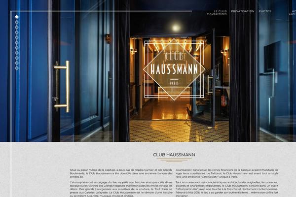 club-haussmann.com site used Synth