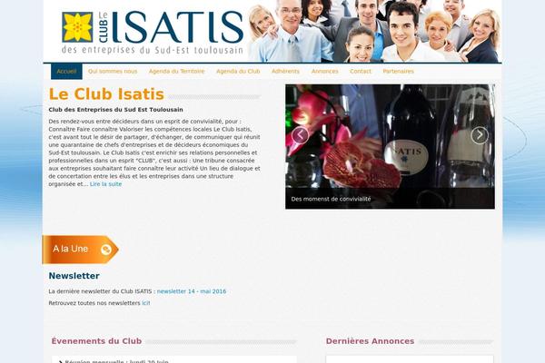 club-isatis.com site used Bootstrapwp