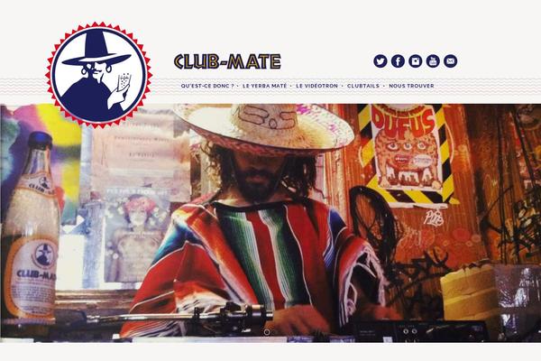 club-mate.fr site used Club-mate