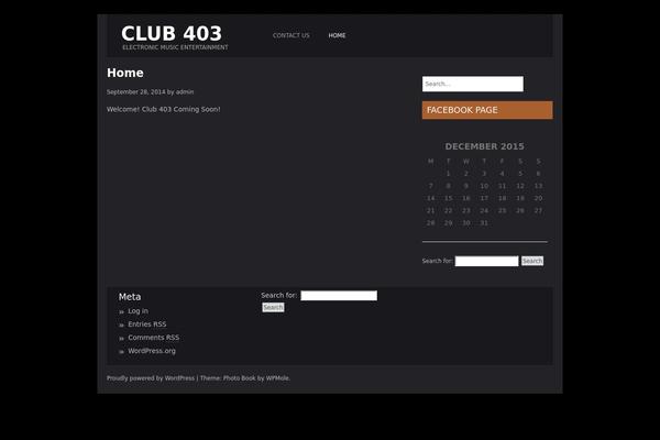 club403.ca site used Dusky