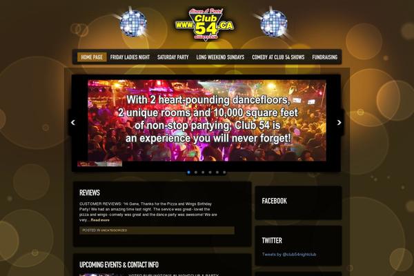 club54.ca site used Dance Floor