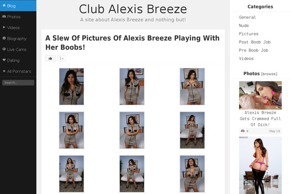 clubalexisbreeze.com site used Cb3