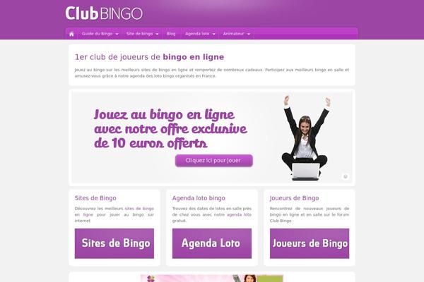 clubbingo.fr site used Clubbingov1