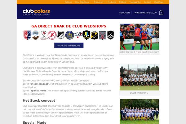 clubcolors.nl site used Flatsome-child3
