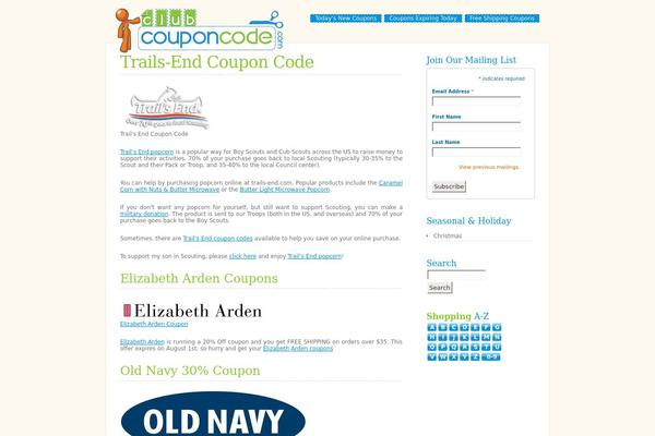 clubcouponcode.com site used Flashyweb