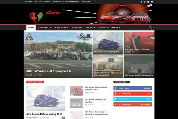 WordPress website example screenshot