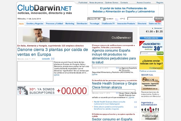 clubdarwin.net site used Magoblog