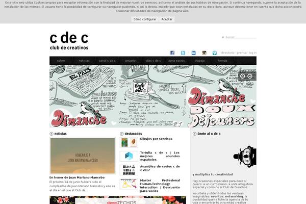 clubdecreativos.com site used Cdec