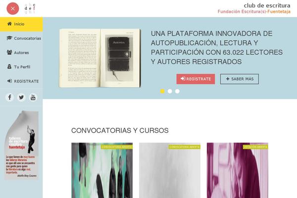 clubdeescritura.com site used Club-de-escritura