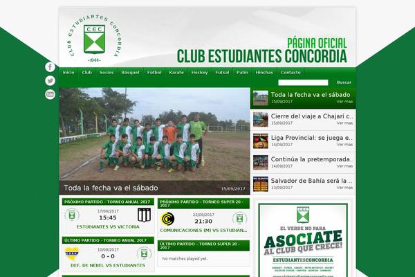 clubestudiantesconcordia.org site used Cec