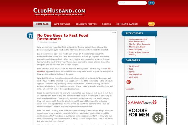 RedBel theme site design template sample