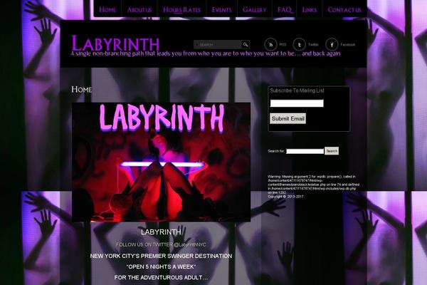 clublabyrinth.com site used Pianoblack