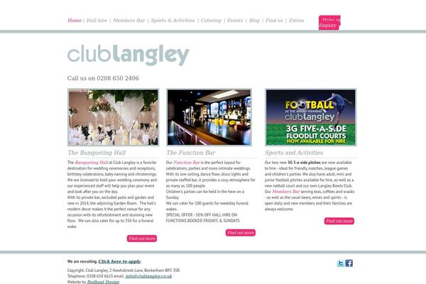 clublangley.co.uk site used Clublangley
