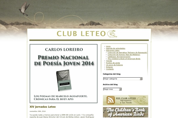 clubleteo.com site used Leteo_theme