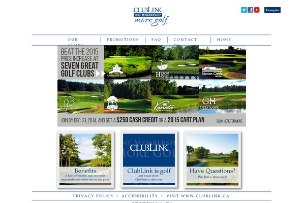 clublinkmembership.ca site used Salessite