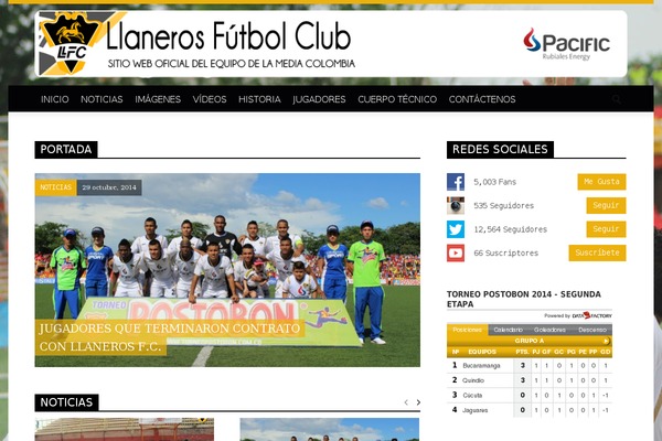 clubllanerosfc.com site used Ltv