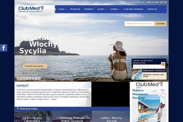 clubmed.pl site used Clubmed