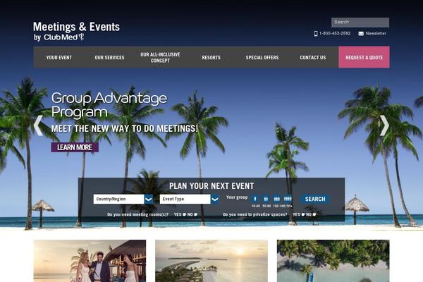 clubmedgroups.com site used Cmjtravelagent