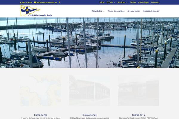 Divi theme site design template sample