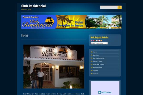 clubresidencial.com site used Online Marketer