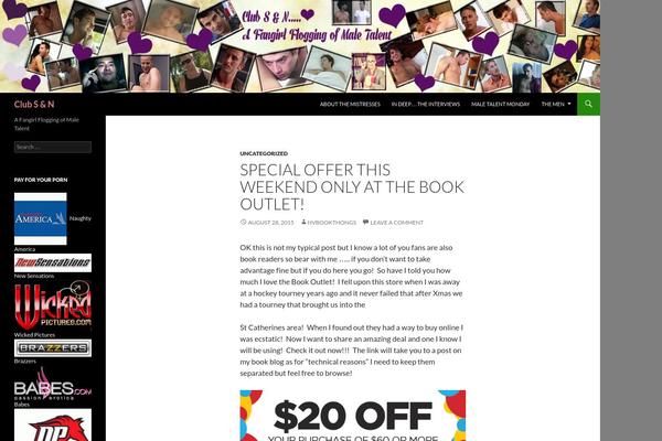 clubsandn.com site used Twenty Fourteen