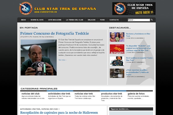 clubstartrek.es site used Cste