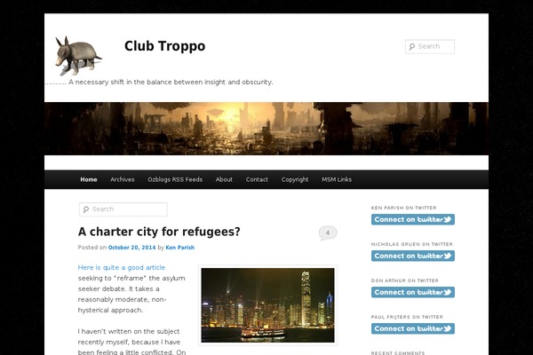 Site using WP to Twitter plugin