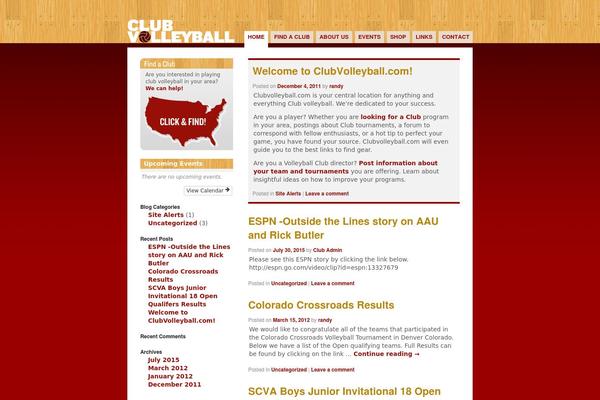 clubvolleyball.com site used Clubvolleyball