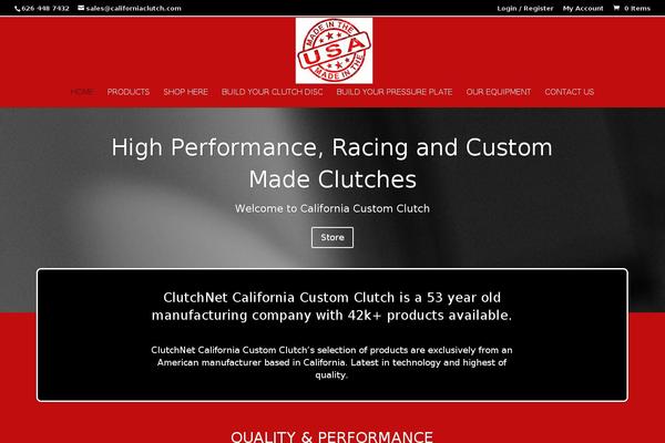clutchnet.com site used Californiacustomclutch