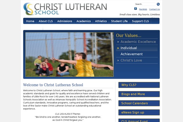 clutheranschool.org site used Cls
