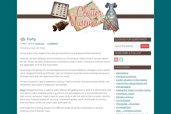 cluttermuseum.com site used Pretty