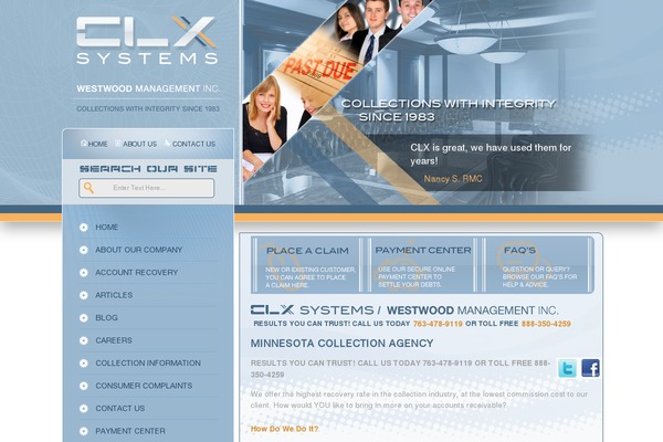 clxsystems.com site used Clxsystems