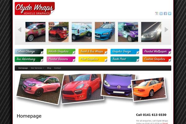 WordPress website example screenshot