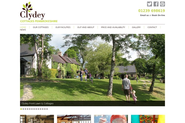 clydeycottages.co.uk site used Newclydey