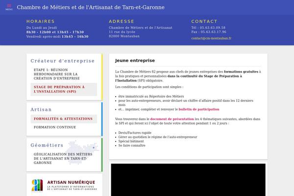 cma82.fr site used Cmathemev3