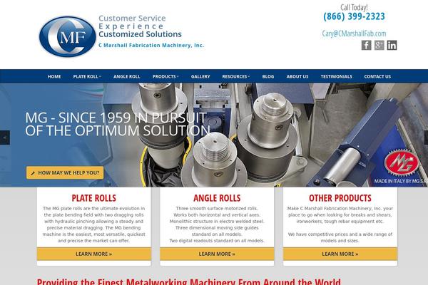 cmarshallfab.com site used Cmfab