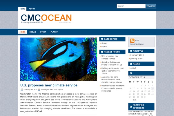 cmc-ocean.org site used Rayon