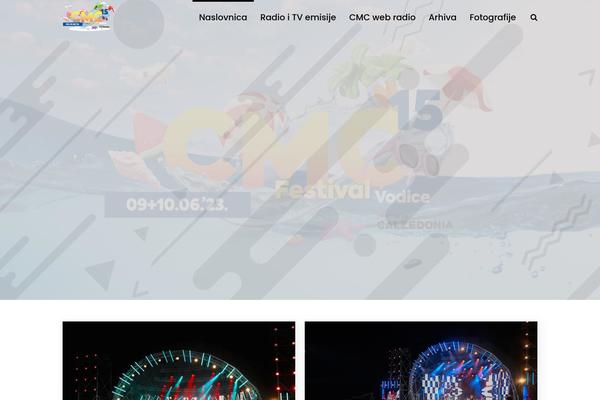 cmcfestival.com.hr site used Mixtapewp