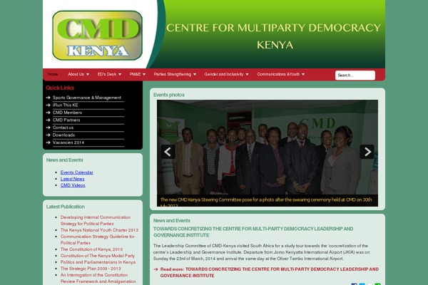 cmd-kenya.org site used Cmd-kenya