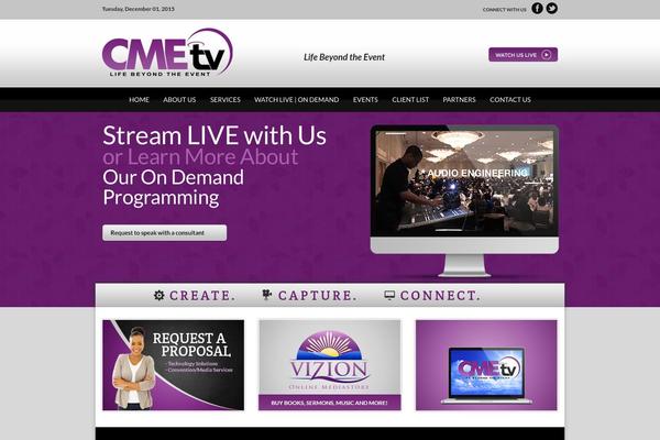 cmetvnetwork.com site used Cmetv